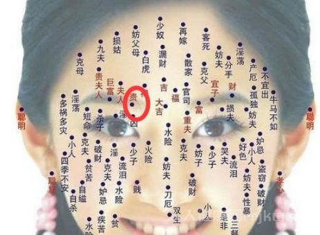 女人眉頭有痣代表什么