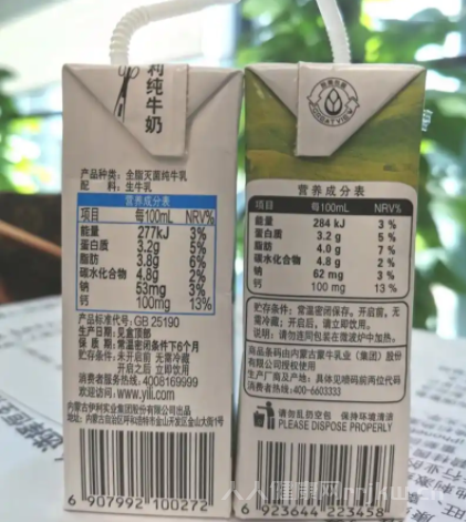 牛奶的熱量是多少大卡？
